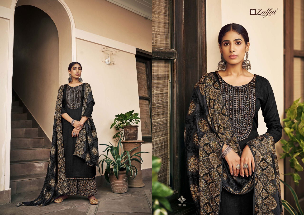 Zulfat Sohni Festive Wear Pashmina Whole Sale Dress Material Collection 